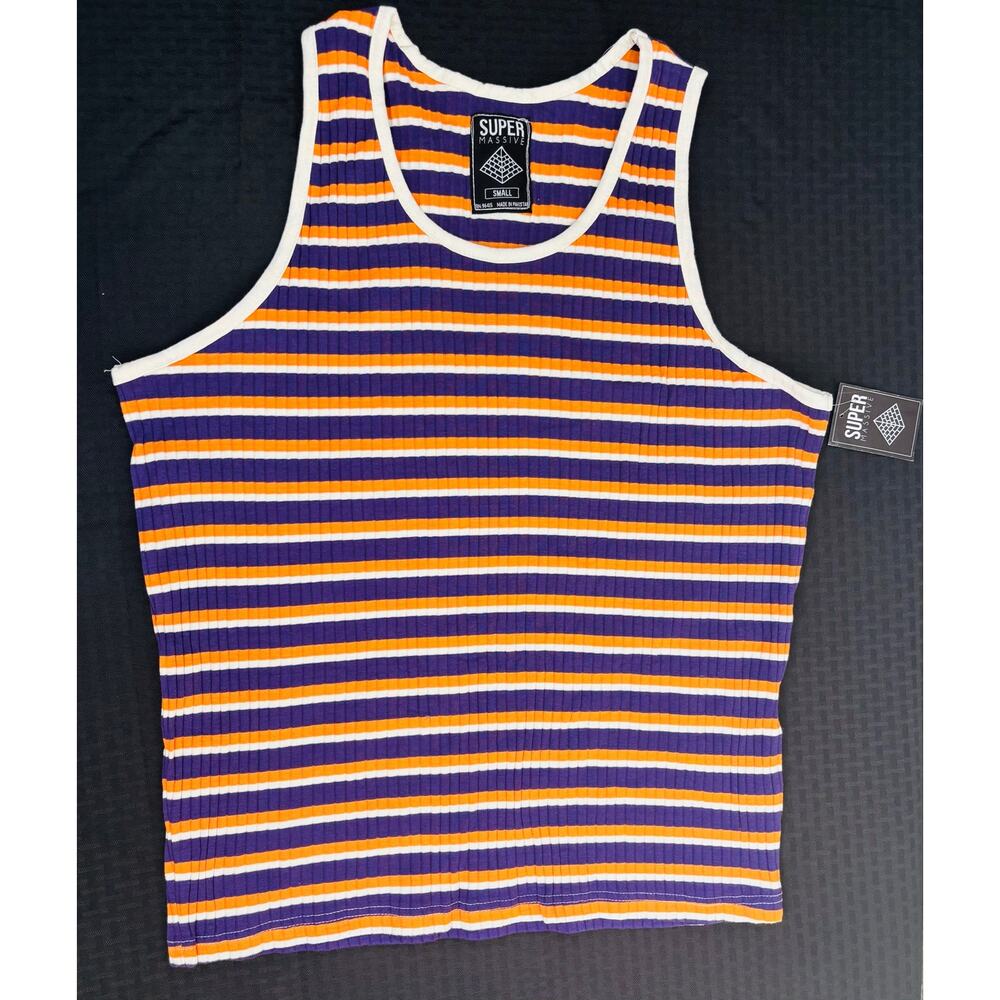 Super Massive NWT Retro Style Ribbed Tank, Men's Small